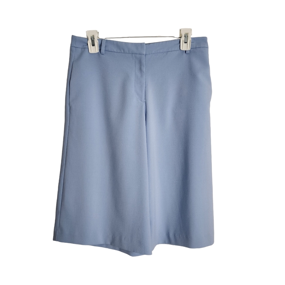 Forever 21 Wide Leg Dress Bermuda Shorts Loose Casual size medium Pastel Blue